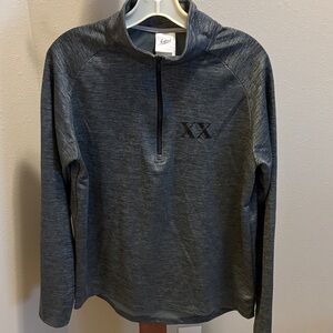Gray Quarter-Zip Sweatshirt
